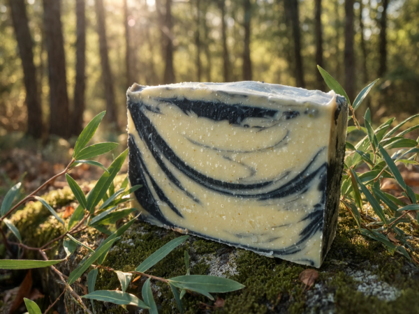tea tree soap in forest